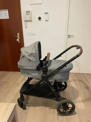 Conjunto Cochecito Maxi-Cosi gris ligero