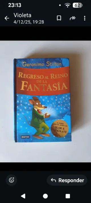 Regreso al Reino de la Fantasía: ¡Libro con olo...