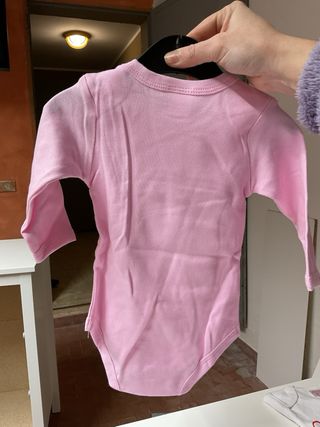 Body bimba 0/3 mesi Mamma e Papà dormo da sola!