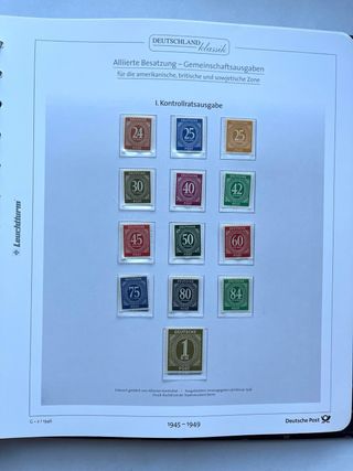 Álbum Sellos Alemania Ocupada 1945/1949