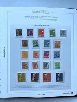 Álbum Sellos Alemania Ocupada 1945/1949