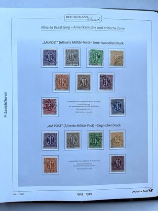 Álbum Sellos Alemania Ocupada 1945/1949