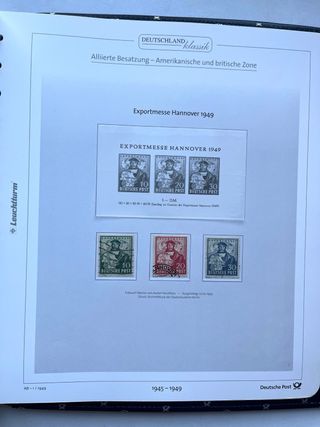 Álbum Sellos Alemania Ocupada 1945/1949