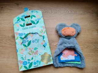 Libro de tela infantil: Osito suave