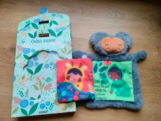 Libro de tela infantil: Osito suave