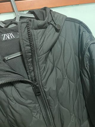 Chaqueta acolchada Zara negra