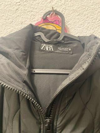 Chaqueta acolchada Zara negra
