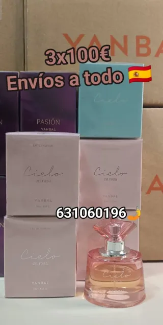 Perfumes Yanbal 3 x 100 euros