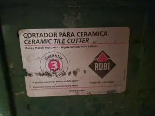 Cortadora de cerámica Rubi TS-60