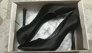 Décolleté nere effetto satin tg. 37