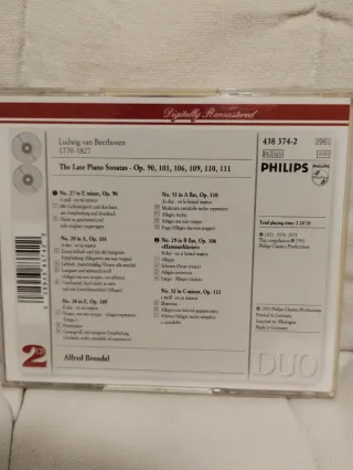 Alfred Brendel Lote 5cd's uno doble