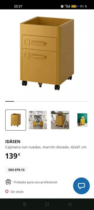 Cajonera idasen ikea