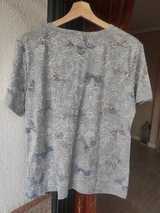 Camiseta estampada floral