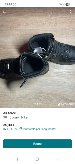 Nike Air Force 1 High nere