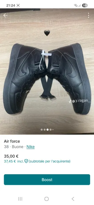 Nike Air Force 1 High nere