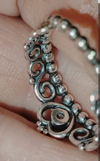 Anello Pandora Principessa Tiara Argento Sterling