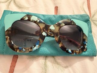 Gafas de sol multicolor y turquesa