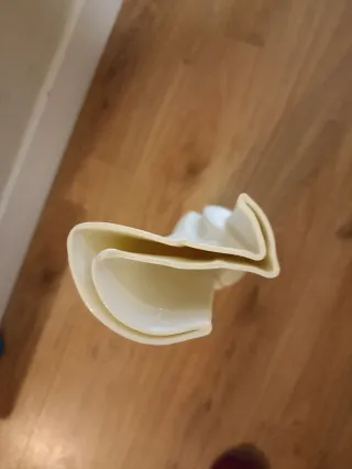 Jarrón moderno 3D blanco