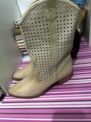 Botas Hispanitas Beige