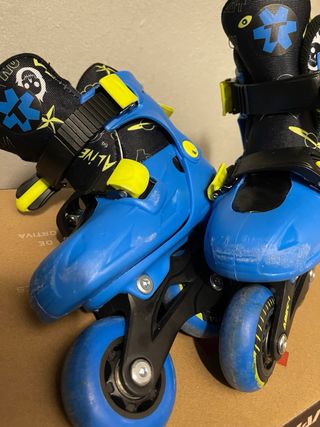 Pattini inline blu per bambini 27/30