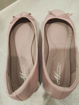 Bailarinas rosa con lazo