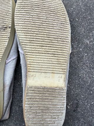 Alpargatas beige hombre