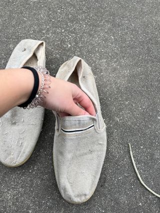 Alpargatas beige hombre