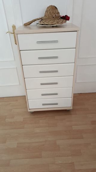 Cómoda de 6 cajones
