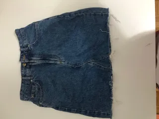 Falda Jean Mini Azul