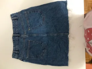 Falda Jean Mini Azul