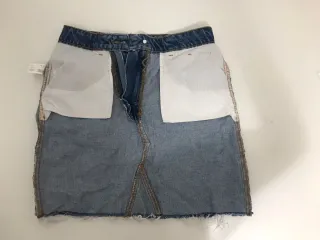 Falda Jean Mini Azul