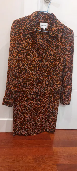 Vestido camisero Bimba y Lola animal print