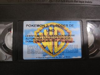 Películas Pokémon VHS (Español)