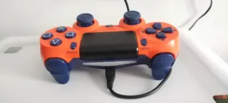 Mando PS4 Naranja y Azul