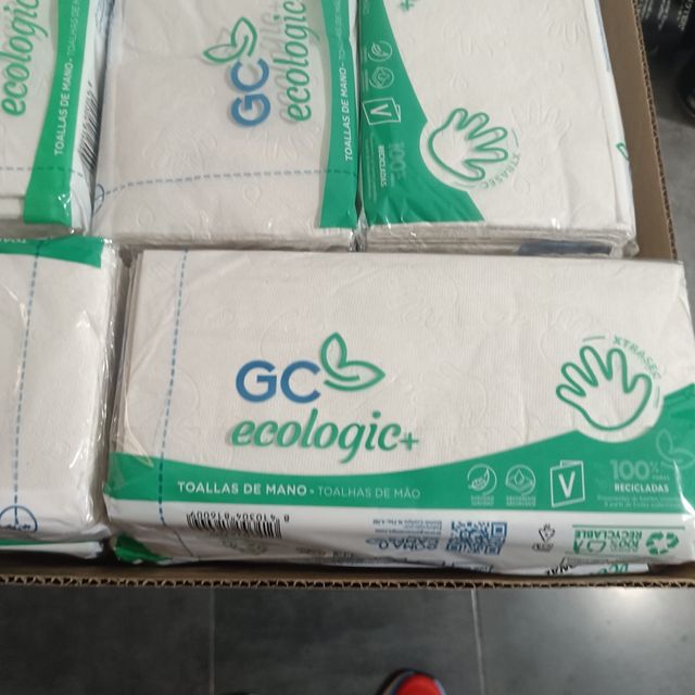 74 Paquetes Servilletas de Papel GC Ecologic+