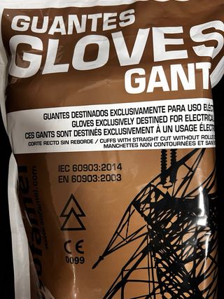 Guantes Sofamel 30000V Talla 10 Beige