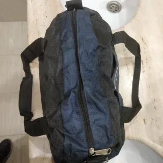 Bolso bandolera hombre sin marca negro/azul