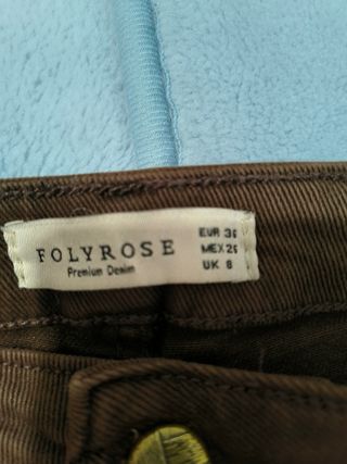 Pantalón ancho marrón