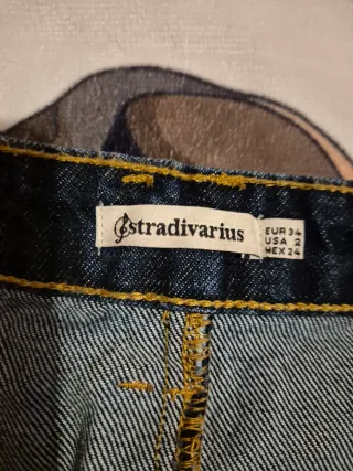 Gonna di jeans blu con bottoni