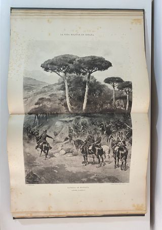 La vida militar en España - Barado y Cusachs 1888