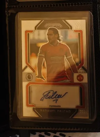 Tarjeta Falcao Auto Panini Prizm