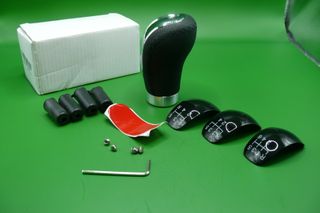 Manete mudanças carro universal preto/verde