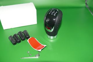 Manete mudanças carro universal preto/verde