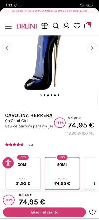 Carolina Herrera Good Girl Eau de Parfum 50ml