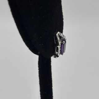 Pendientes Oro 18kt con Amatista