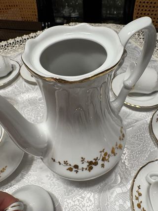 12 Tazzine Caffè Bavaria con Lattiera e caraffa