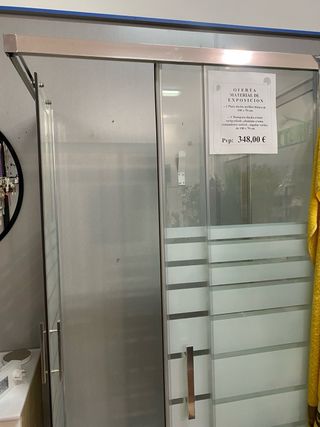 Mampara y plato de  ducha 100 x 70 vertice