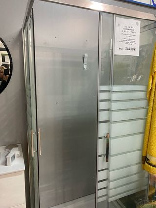 Mampara y plato de  ducha 100 x 70 vertice