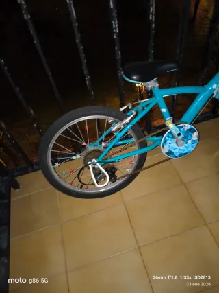 Bicicleta infanti niñ@s 6 a 9 años (120a 135 cm).