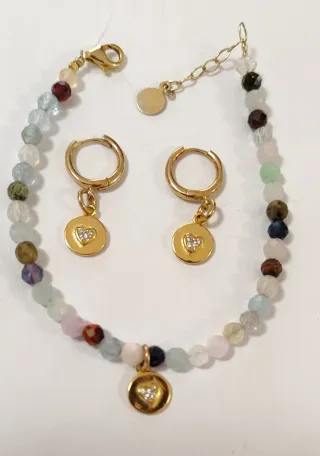 Corazones Plata 925 y Circonitas